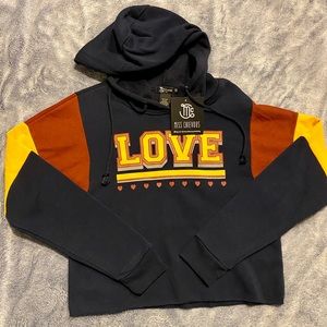 Miss Chievous Cropped “Love” Hoodie